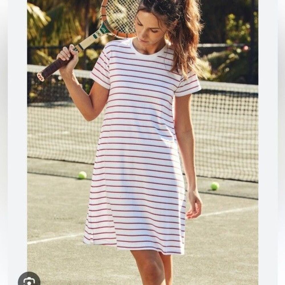 Striped Short Sleeve Nightdress